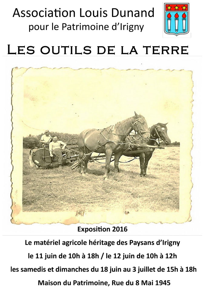 2016 affiche expo Outils de la Terre